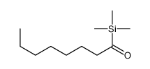 1-trimethylsilyloctan-1-one Structure