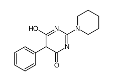5-Phenyl-2-piperidinopyrimidine-4,6(1H,5H)-dione结构式