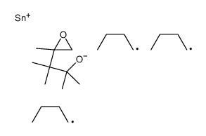 tributyl-[2,3-dimethyl-3-(2-methyloxiran-2-yl)butan-2-yl]oxystannane Structure