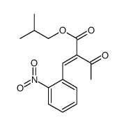Isobutyl 2-(2-Nitro-Benzylidene)Acetoacetate结构式