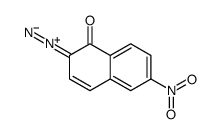 2-diazonio-6-nitronaphthalen-1-olate结构式