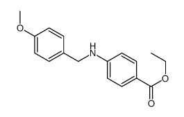 ethyl 4-[(4-methoxyphenyl)methylamino]benzoate Structure