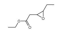 ethyl 2-(3-ethyloxiran-2-yl)acetate Structure