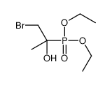 1-bromo-2-diethoxyphosphorylpropan-2-ol Structure