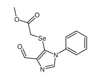 methyl 2-(5-formyl-3-phenylimidazol-4-yl)selanylacetate结构式