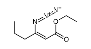 ethyl 3-azidohex-2-enoate Structure