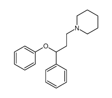 1-(3-phenoxy-3-phenylpropyl)piperidine结构式