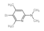 5-bromo-n,n,4,6-tetramethylpyridin-2-amine Structure