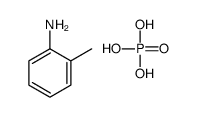 2-methylaniline,phosphoric acid Structure