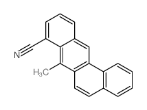 7-METHYLBENZ(a)ANTHRACENE-8-CARBONITRILE Structure