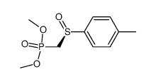 (+)-(S)-dimethyl-p-tolylsulfinylmethanephosphonate Structure