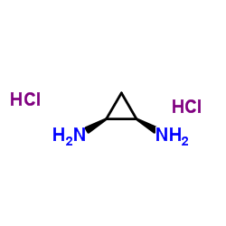 cis-Cyclopropane-1,2-diamine dihydrochloride Structure