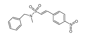 2-(4-nitrophenyl)ethenesulfonic acid benzylmethylamide结构式