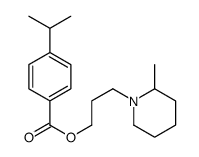 3-(2-Methylpiperidino)propyl=p-isopropylbenzoate结构式