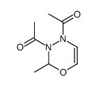 1-(3-acetyl-2-methyl-2H-1,3,4-oxadiazin-4-yl)ethanone结构式