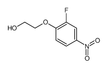 2-(2-fluoro-4-nitrophenoxy)ethanol结构式