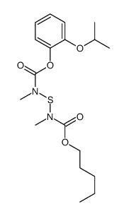 (2-propan-2-yloxyphenyl) N-methyl-N-[methyl(pentoxycarbonyl)amino]sulfanylcarbamate Structure