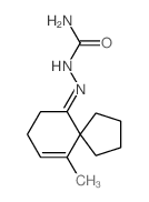 [(10-methyl-6-spiro[4.5]dec-9-enylidene)amino]urea structure