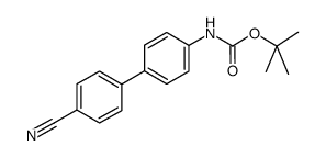 4-(4-氰基苯基)-1-n-boc-苯胺结构式
