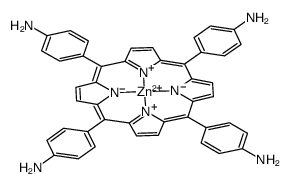 [Tetrakis(p-aminophenyl)porphyrinato(2-)]zinc Structure