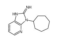 3-cycloheptyl-3H-imidazo[4,5-b]pyridin-2-amine structure