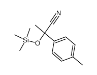 2-(p-tolyl)-2-((trimethylsilyl)oxy)propanenitrile Structure