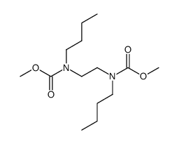 N,N'-dibutyl-N,N'-bis(methoxycarbonyl)-1,2-ethanediamine Structure