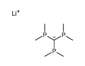 lithium,bis(dimethylphosphanyl)methyl-dimethylphosphane Structure