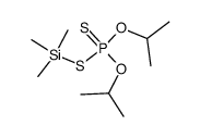 O,O-diisopropyl S-(trimethylsilyl) phosphorodithioate Structure