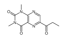 1,3-dimethyl-6-propanoylpteridine-2,4-dione结构式