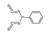 phenyldiisothiocyanatophosphine结构式