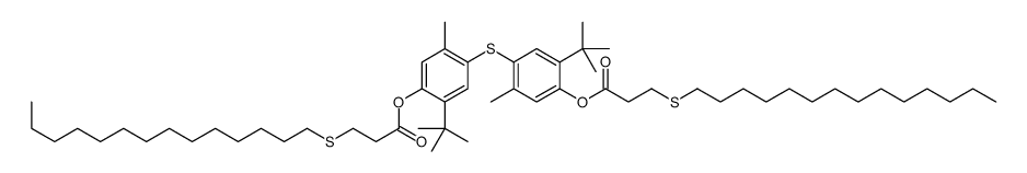 thiobis[2-(1,1-dimethylethyl)-5-methyl-4,1-phenylene] bis[3-(tetradecylthio)propionate] picture