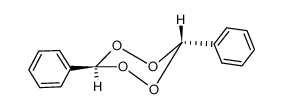 trans-3,6-diphenyl-1,2,4,5-tetroxane Structure