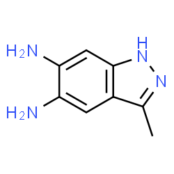 1H-Indazole-5,6-diamine,3-methyl-结构式