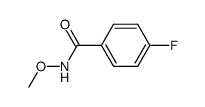 O-Methyl 3-fluorobenzohydroxamate结构式