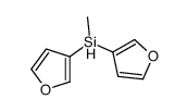 bis(furan-3-yl)-methylsilane Structure