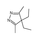 4H-Pyrazole,4,4-diethyl-3,5-dimethyl-结构式