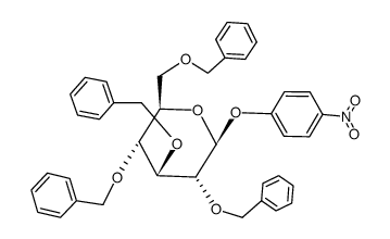 4'-Nitrophenyl 2,3,4,6-Tetra-O-benzyl-β-D-glucopyranoside结构式
