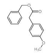 benzyl 2-(4-methoxyphenyl)acetate Structure