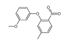 3'-methoxy-5-methyl-2-nitrodiphenyl ether Structure