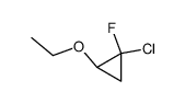 1-chloro-2-ethoxy-1-fluorocyclopropane结构式