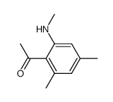 2-(N-methyl)amino-4,6-dimethylacetophenone Structure