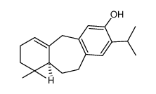 [11aS,(-)]-2,3,5,10,11,11aα-Hexahydro-1,1-dimethyl-8-(1-methylethyl)-1H-dibenzo[a,d]cyclohepten-7-ol结构式