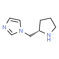 1H-Imidazole,1-[(2S)-2-pyrrolidinylmethyl]-(9CI) structure