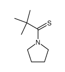 Pyrrolidine,1-(2,2-dimethyl-1-thioxopropyl)- (9CI) structure