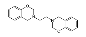 3-[2-(2,4-dihydro-1,3-benzoxazin-3-yl)ethyl]-2,4-dihydro-1,3-benzoxazine Structure