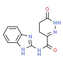 3-Pyridazinecarboxamide,N-1H-benzimidazol-2-yl-1,4,5,6-tetrahydro-6-oxo-结构式