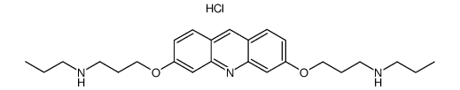 3,6-bis(3-n-propylaminopropoxy)acridine trihydrochloride Structure