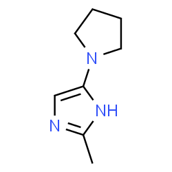 1H-Imidazole,2-methyl-4-(1-pyrrolidinyl)- (9CI)结构式