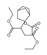 diethyl 2-(3-acetyloxy-3-bicyclo[2.2.1]heptanyl)butanedioate结构式